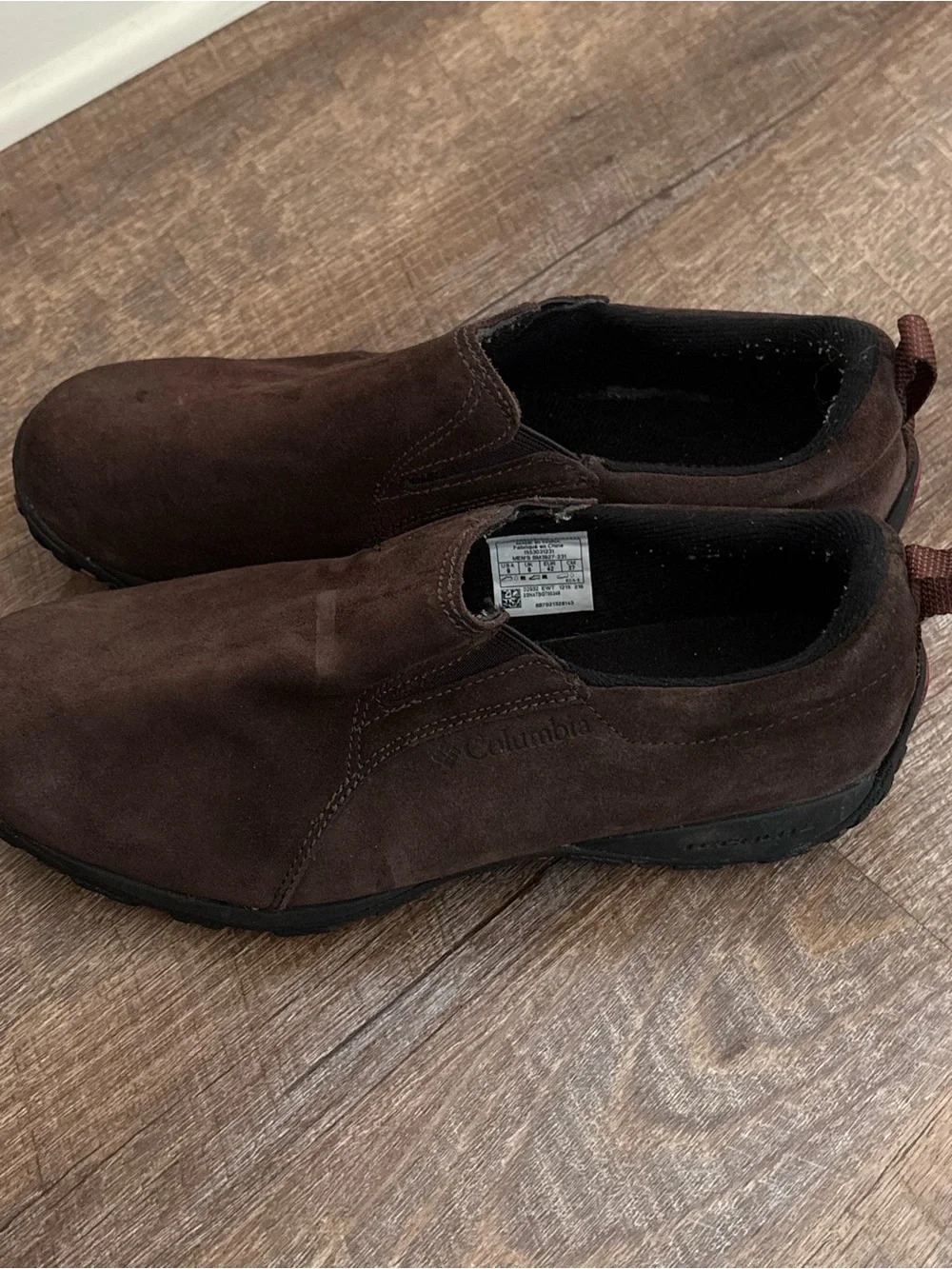 Columbia Brown Suede Slip-On Loafers